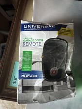 Chamberlain KLIK3U-BK Clicker Universal 2-Button Garage Door Opener Remote with