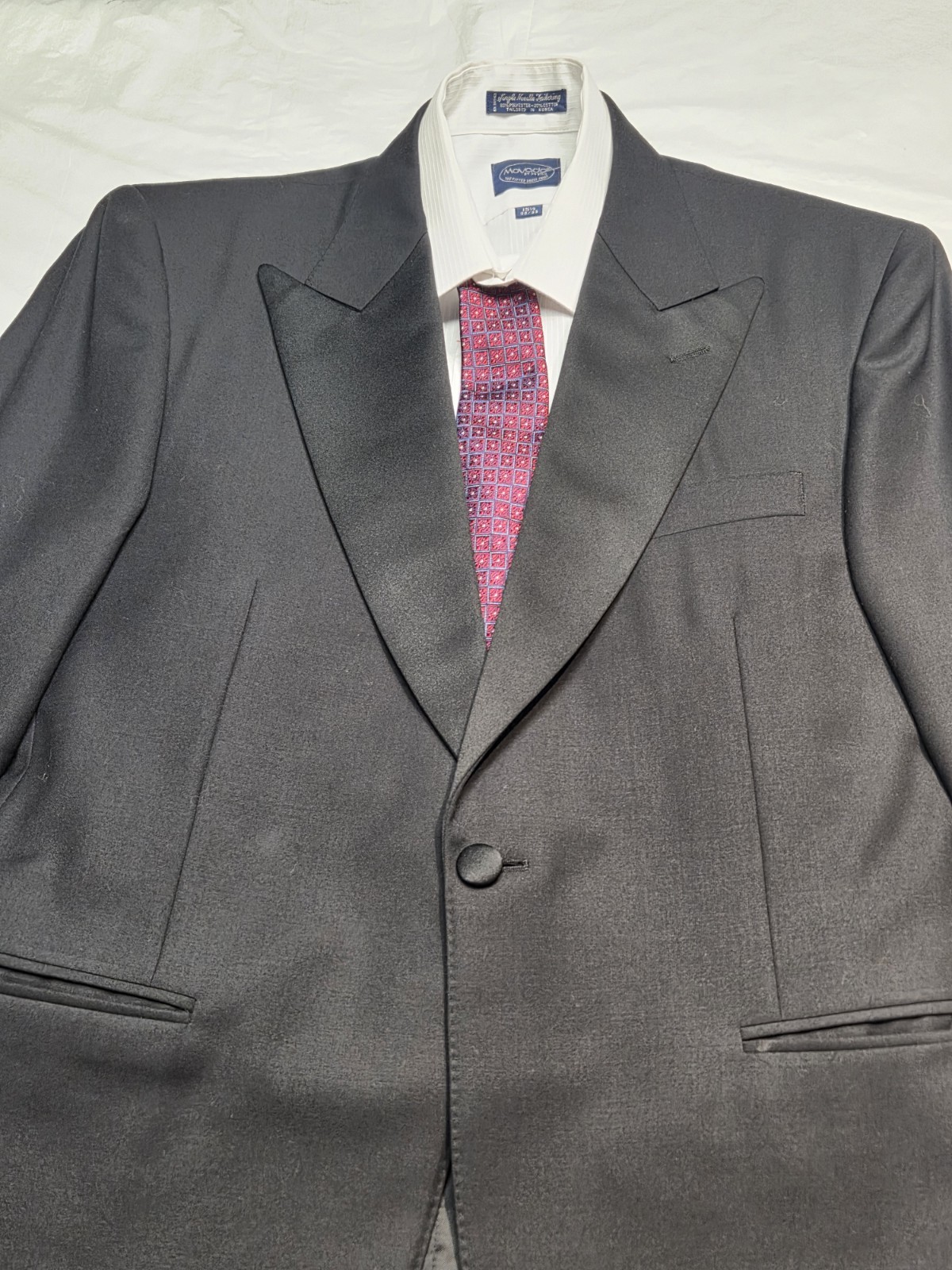 Canali Blazer Sport Coat Men's 48 Holt Renfrew Black 2 Buttons Peak Pocket Italy