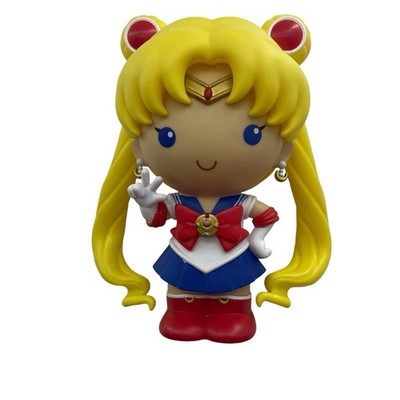 Sailor Moon Usagi Chibi Figural Coin Piggy Bank 9  Anime Japan Character Toy