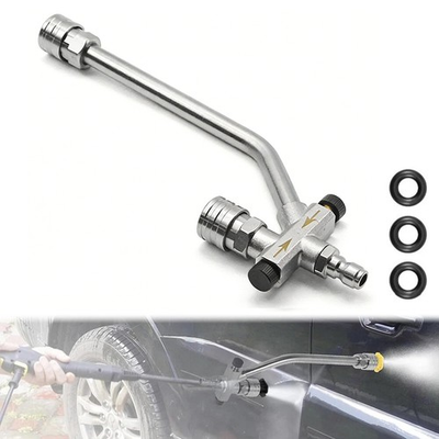 #ad Dual Connector Foam Extension for Pressure Washer Bar Nozzle Quick Connect $17.99