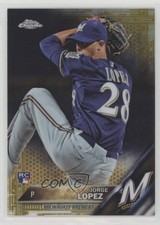 2016 Topps Chrome Gold Refractor 46/50 Jorge Lopez #94 5o5