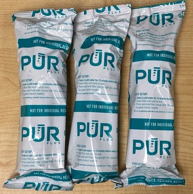 Lot of 3 Pur Plus Water Pitcher Replacement Lead Reducing Filter Sealed No Box