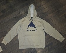 Burton Oak Pullover Hoodie Men's Sweatshirt, Summit Taupe Heather Medium