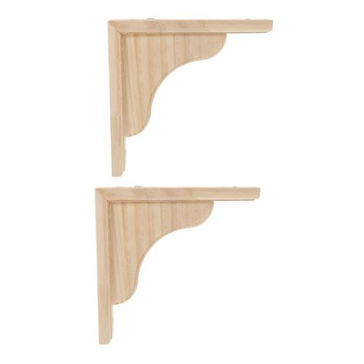  2 Pcs Triangle Shelf Bracket Shelve Brackets for Wall Decorative