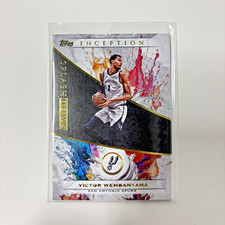 Topps Inception Victor Wembanyama Spurs Splash Down Insert Auto S-4 2026