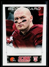 2014 Score #354 Connor Shaw Scorecard Cleveland Browns