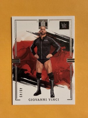 2023 IMPECCABLE WWE SILVER /49 GIOVANNI VINCI Free Shipping