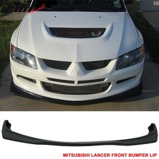 Fits 03-05 Mitsubishi Evo 8 Viii Front Bumper Lip Spoiler Pu
