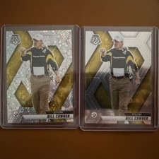 2025 Mosaic Bill Cowher No Huddle Disco Mosaic 2 Cards Steelers