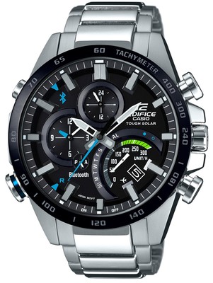 Unused CASIO EDIFICE EQB-501XDB-1AJF Black 2017 TIME TRAVELER Men's Watch in Box
