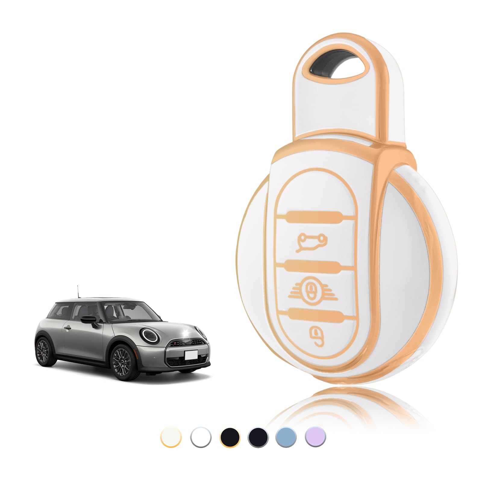 Étui clé adapté pour Mini Cooper SD coque antichoc en TPU flexible