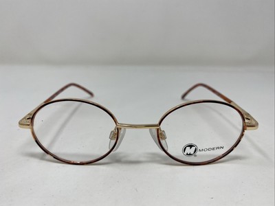Modern Optical JUNIOR DEMI AMBER 41-18-125 Metal Full Rim Eyeglasses Frame :M76