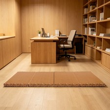 Foldable Tatami Floor Mat Foldable Floor Mattress Meditation Mat for Floor Brown