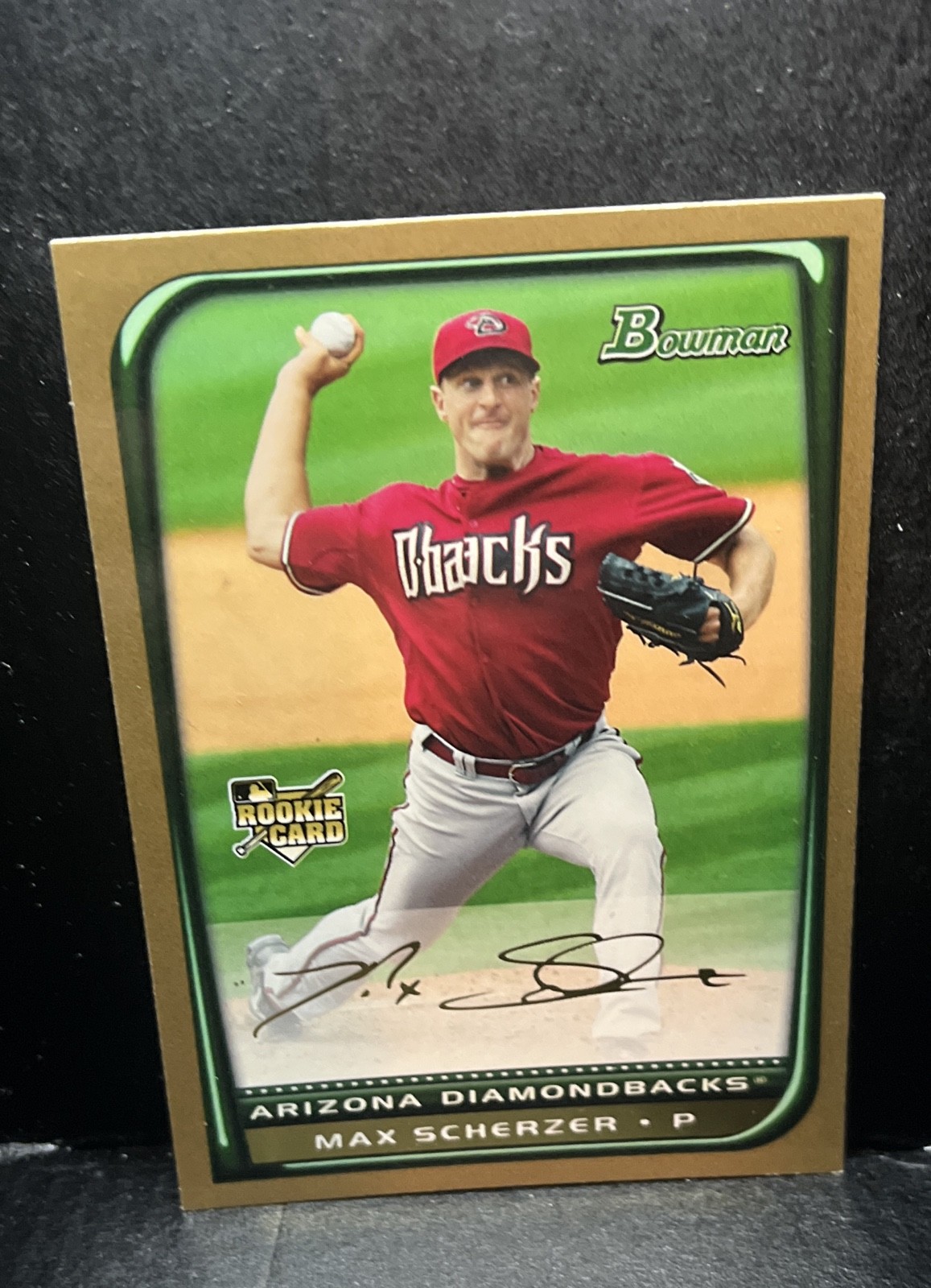 2008 Bowman Draft Picks & Prospects - Max Scherzer #BDP33 Gold (RC)