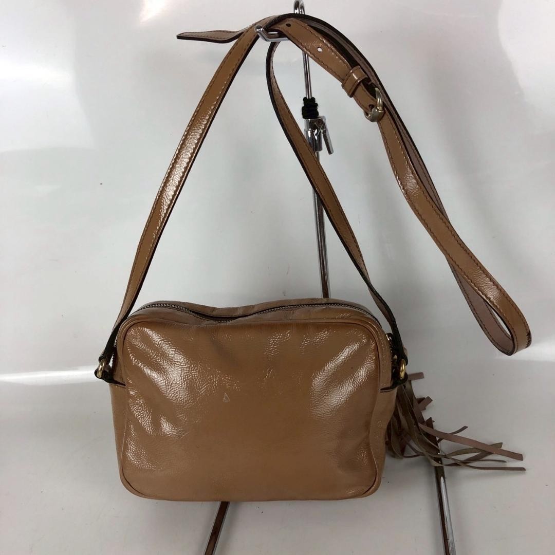 Gucci Soho Shoulder Bag Disco Crossbody Purse Beige Used Women From Japan Tassel thumbnail 2