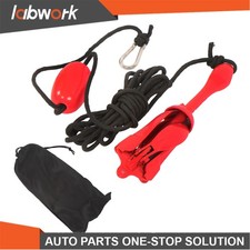 Labwork Kayak Folding Anchor Kit For PWC Boat Canoe Fishing Marine 26.2ft Rope