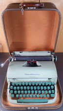 Vintage 1950s Remington Quiet-Riter Miracle Tab Typewriter Hard Case Extra Clean thumbnail