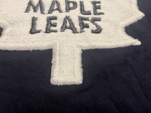 Toronto Maple Leaf NHL Old Time Hockey Stiched Style Graphic Medium Blue T Shirt - Picture 3 of 9