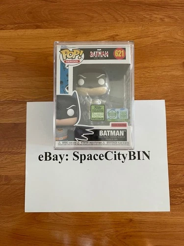 FUNKO POP! DC #621 BATMAN DARK KNIGHT EXCLUSIVE ECCC 5000 PCS W/ HARD STACK