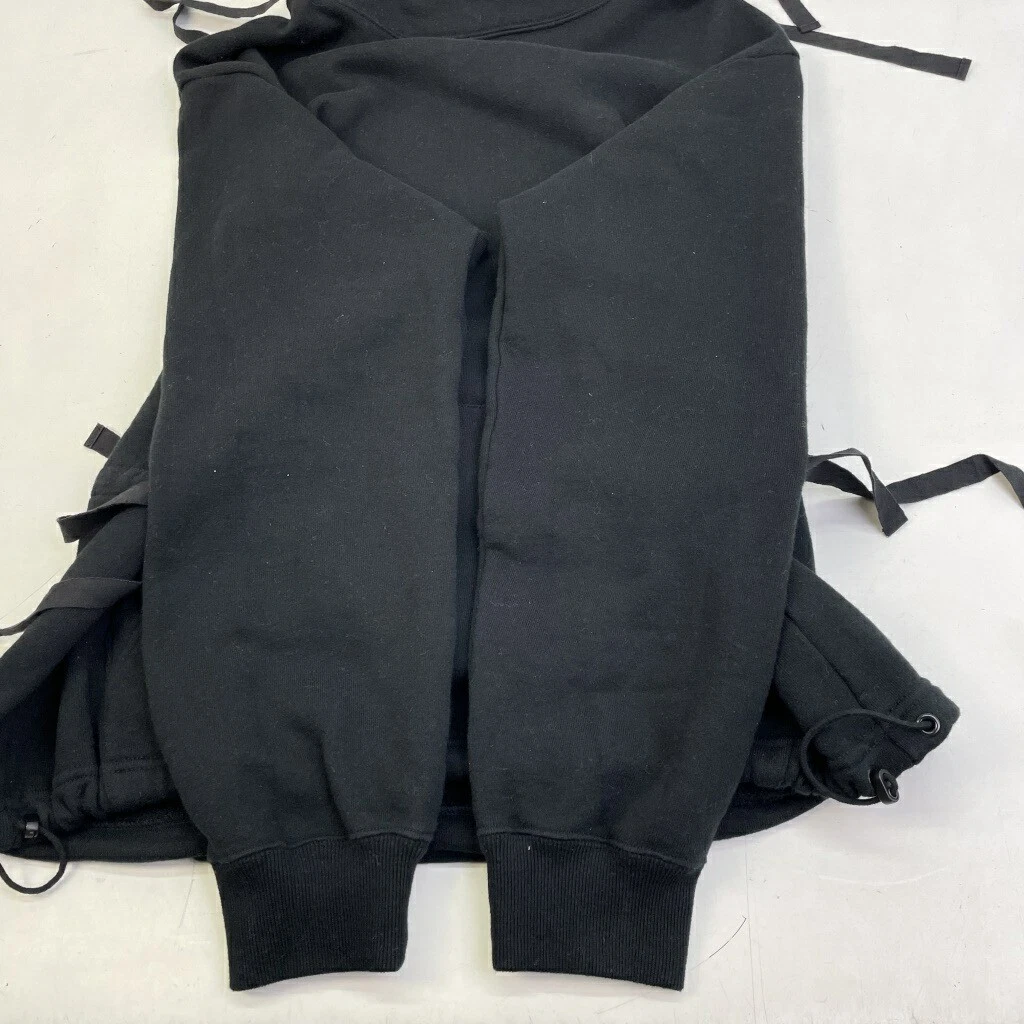 Felpa Undercover uomo nera con cappuccio taglia 2 tasca posteriore usata Giappone