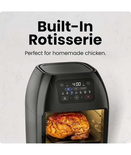 CHEFMAN Multifunctional Digital Air Fryer+ Rotisserie,Dehydrator,Convection Oven - Picture 6 of 14