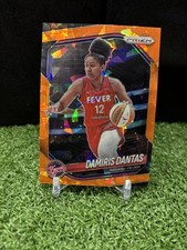 Panini 2025 Prizm WNBA Damiris Dantas Indiana Fever #42 Orange Prizm Parallel