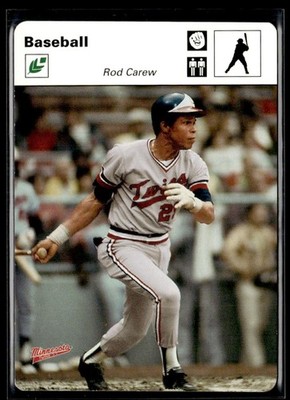 2005 Leaf Sportscasters 55 White Batting-Glove Rod Carew 13/55 Twins #41