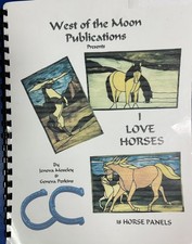 I Love Horses Stained Glass Patterns Spiral Bound Stained Glass Supplies