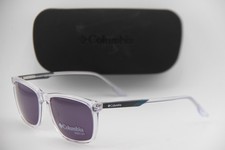 NEW COLUMBIA C566S 970 CLEAR BLUE SUNGLASSES FRAMES 60-18