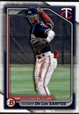 Daiber De Los Santos 2024 Bowman Draft Minnesota Twins #BD-105