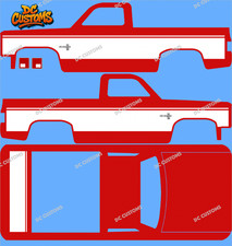 83 CHEVY SILVERADO WHITE TONER DECALS MODERN CLASSIC