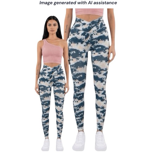 TYC Til You Collapse M effortless vortex leggings $70 retail