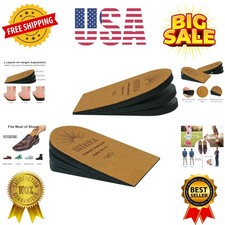 Adjustable Heel Lifts for Shoes, 1/4'' Height Increase Insoles for Achilles T...