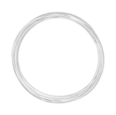 18 Gauge, Round, Dead Soft, 940 Argentium Silver Wire - 5 FT - for Jewelry Ar...