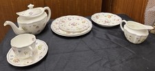 Royal Crown Derby - Chatsworth 9 Piece Teapot & Tea Set