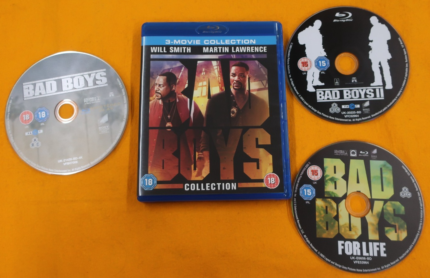 Bad Boys Collection – 3-Movie Collection (Blu-Ray) (2020) (Region Free)