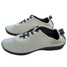 Arcopedico LS Knit Lace Up Shoes Tan Brown Size 39