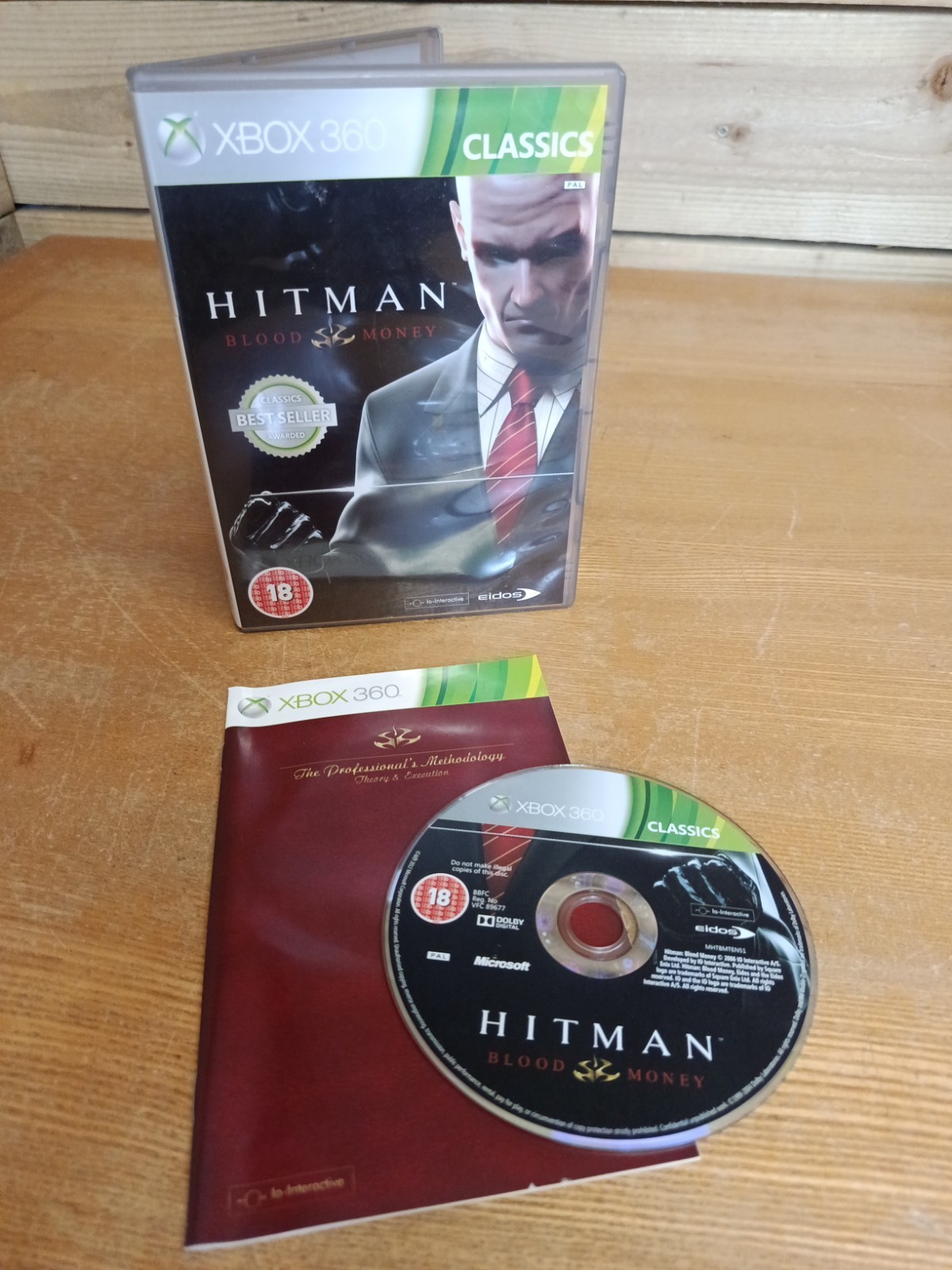Hitman Blood Money for Xbox 360 Game Classics - Box Manual Disc VGC