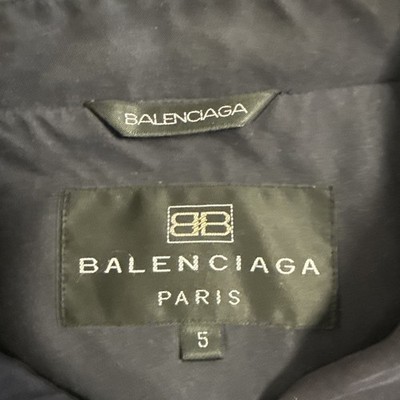 Vintage Balenciaga Jacket Mens Size 5 (Fit L) Blue Full Zip Casual