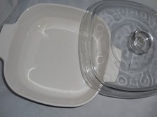 Corning ware, cornflower, 2 qt casserole, with lid, no chips, vintage A2-B