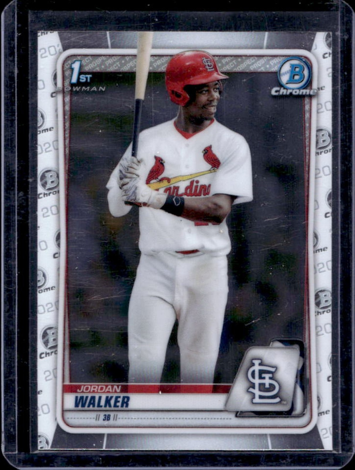 2020 Bowman Draft Jordan Walker Chrome 1st Prospect #BD-57 Cardinals
