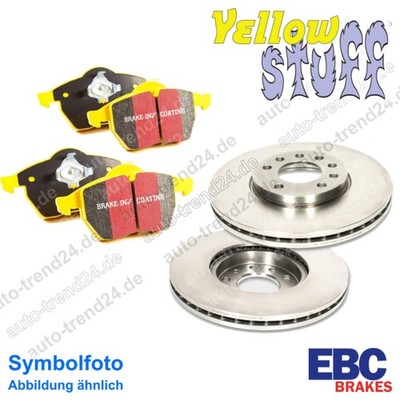 EBC Premium Bremsscheiben, Beläge hinten für Mercedes-Benz C-Klasse Coupé C205 1