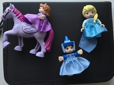 Lote de 4 Lego Duplo Disney: SOFÍA LA PRIMERA, SU CABALLO, ELSA, HADA BUENA MADRE