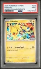 2025 POKEMON SVP EN-SV BLACK STAR PROMO WORLD CHAMPIONSHIPS #225 PIKACHU PSA 9