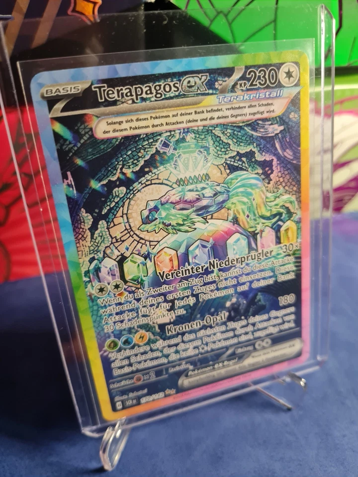 Pokémon Terapagos ex • 170/142 • Stellakrone • SIR • Deutsch • NM  - Bild 2 von 4