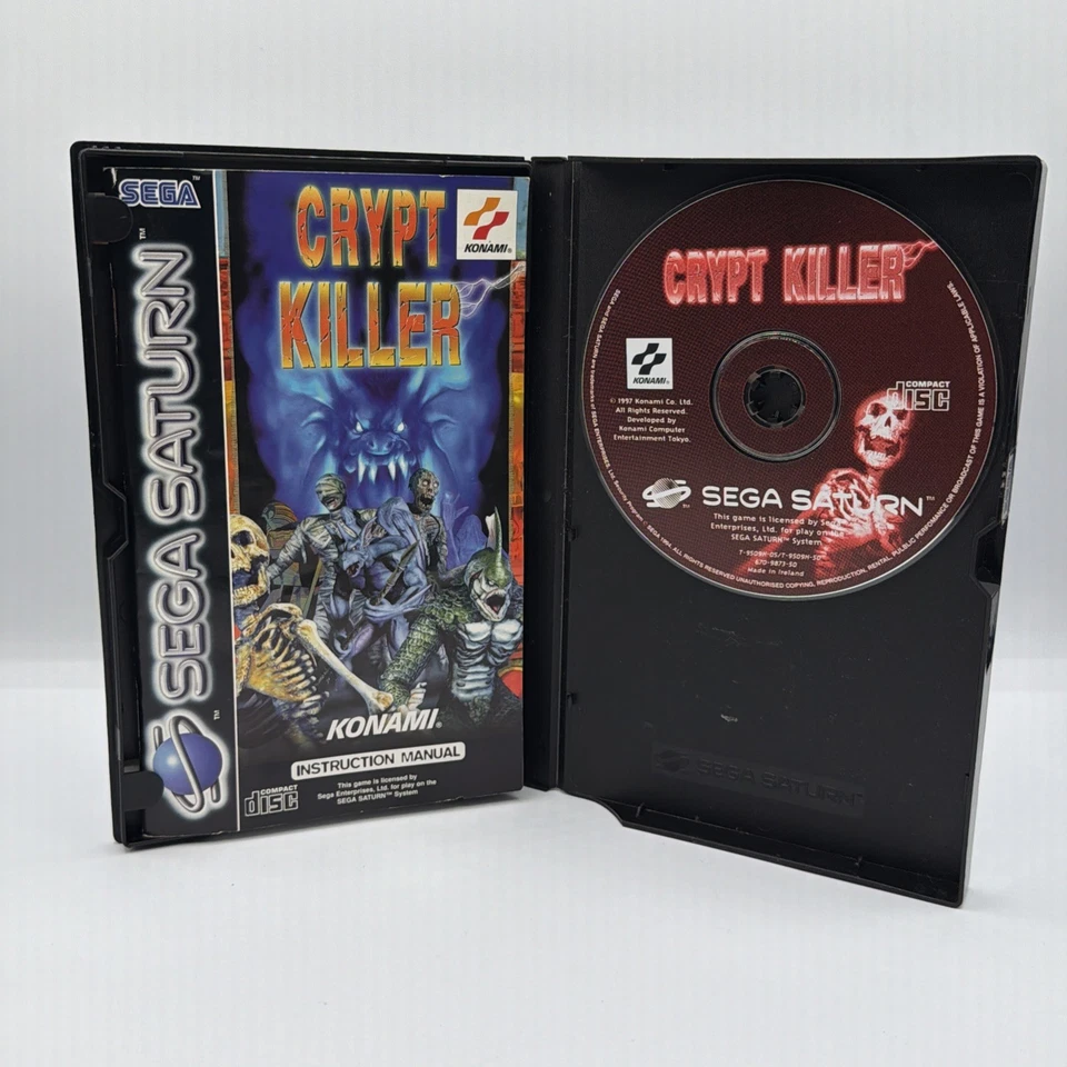 Crypt Killer - SEGA Saturn - Completo en caja - Pal - Vendedor de EE. UU. Foto 4 de 4