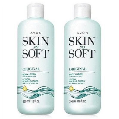 Lot of 2 Avon Skin So Soft Original + Jojoba Body