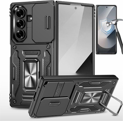 Case for Samsung Galaxy Z Fold 7 with Screen Protector,[Military Grade Hinge Sho