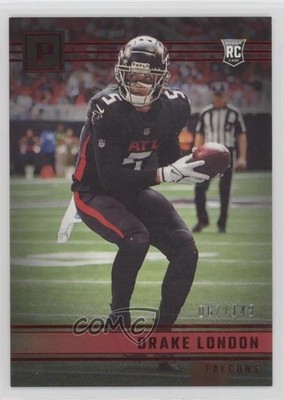 2022 Panini Chronicles Panini Red 67/149 Drake London #PA-6 Rookie RC 14wi