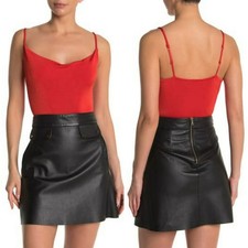 Free People Cowls in the Club Bodysuit in Red Size XS